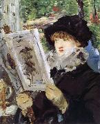 Edouard Manet La Lecture de l-Illustre USA oil painting artist